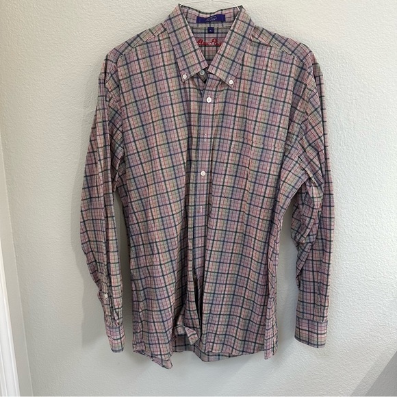 Alan Flusser Other - Classic Multicolor Plaid Men's Shirt